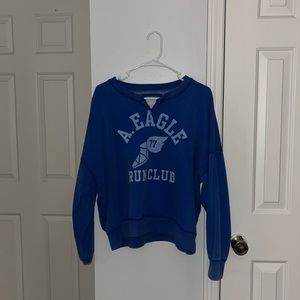 Blue American Eagle Crew Neck